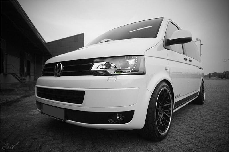 Bilstein Gewindefahrwerk B14 exklusiv für Volkswagen (VW) T5 California inkl. Facelift, nur Schellen-Federbein-Klemmung